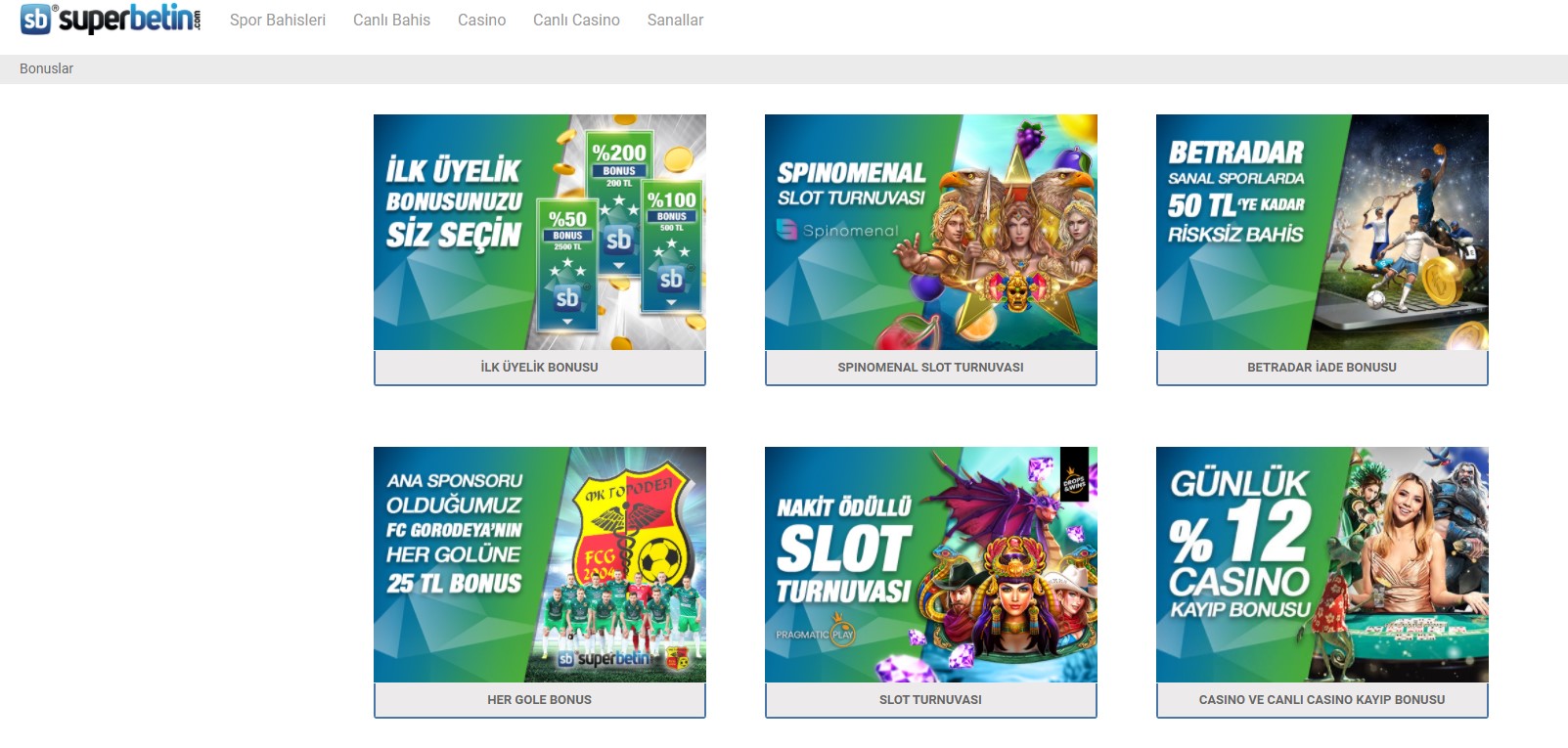 Superbetin Bedava Bonus