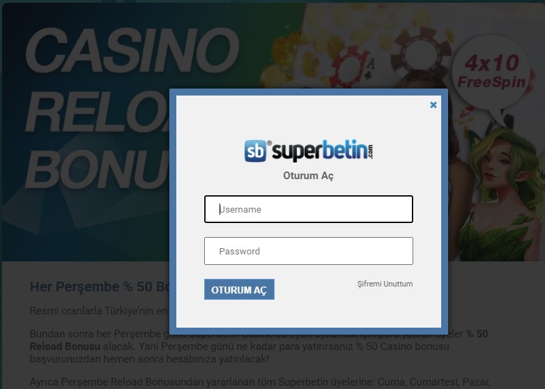 Superbetin En Son Giriş