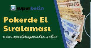 Pokerde El Sıralaması