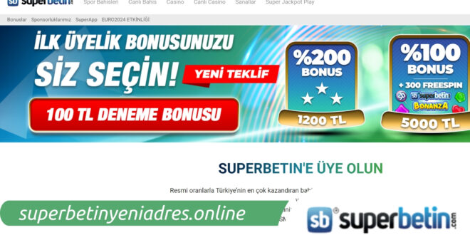 Superbetin nasıl para yatırılır